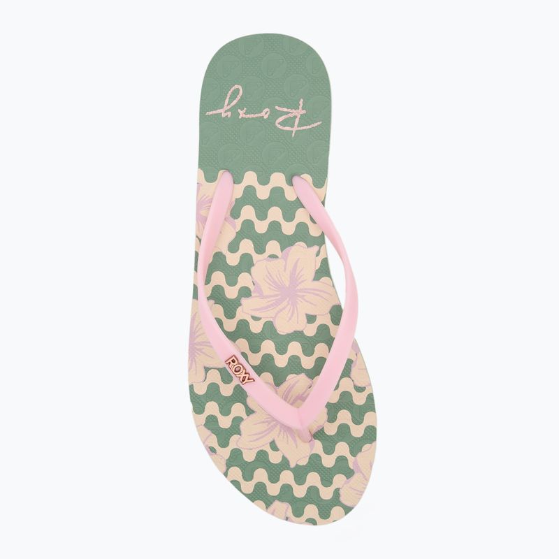 ROXY Viva Stamp II Salbei Damen Flip Flops 5