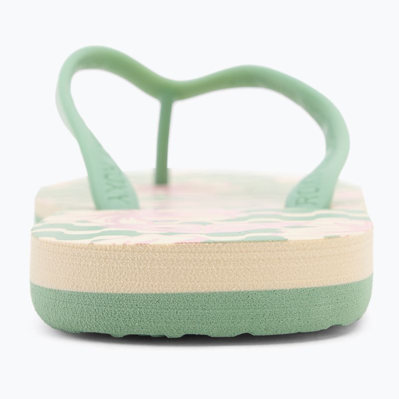 ROXY Tahiti VII grün/rosa Damen-Flip-Flops 6