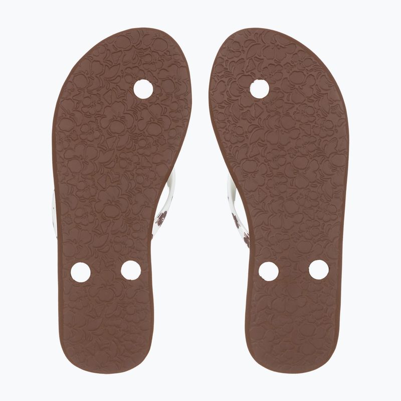 ROXY Portofino III Damen Flip Flops dc hellbraun/weiß 2