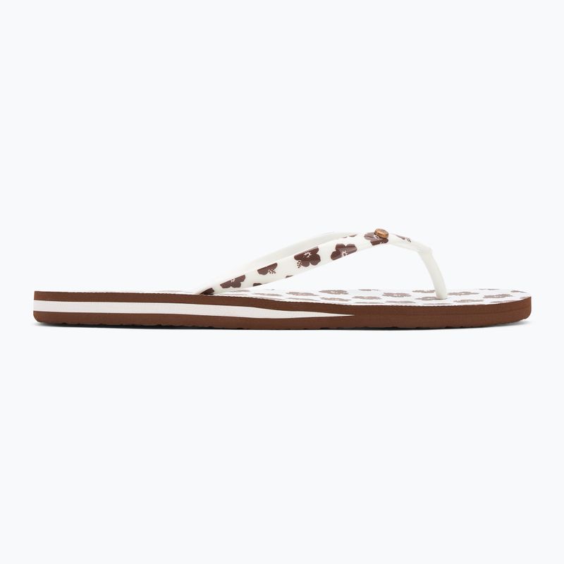 ROXY Portofino III Damen Flip Flops dc hellbraun/weiß 2