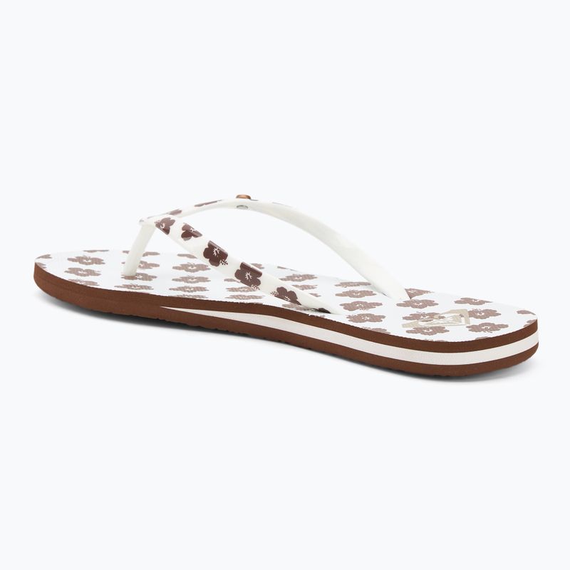 ROXY Portofino III Damen Flip Flops dc hellbraun/weiß 3