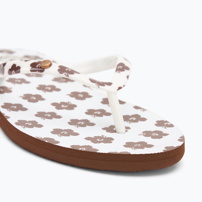 ROXY Portofino III Damen Flip Flops dc hellbraun/weiß 7