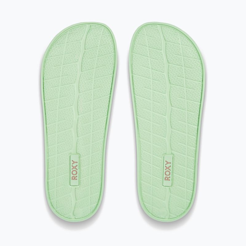 ROXY Slippy II grün gestreifte Damen Flip-Flops 3