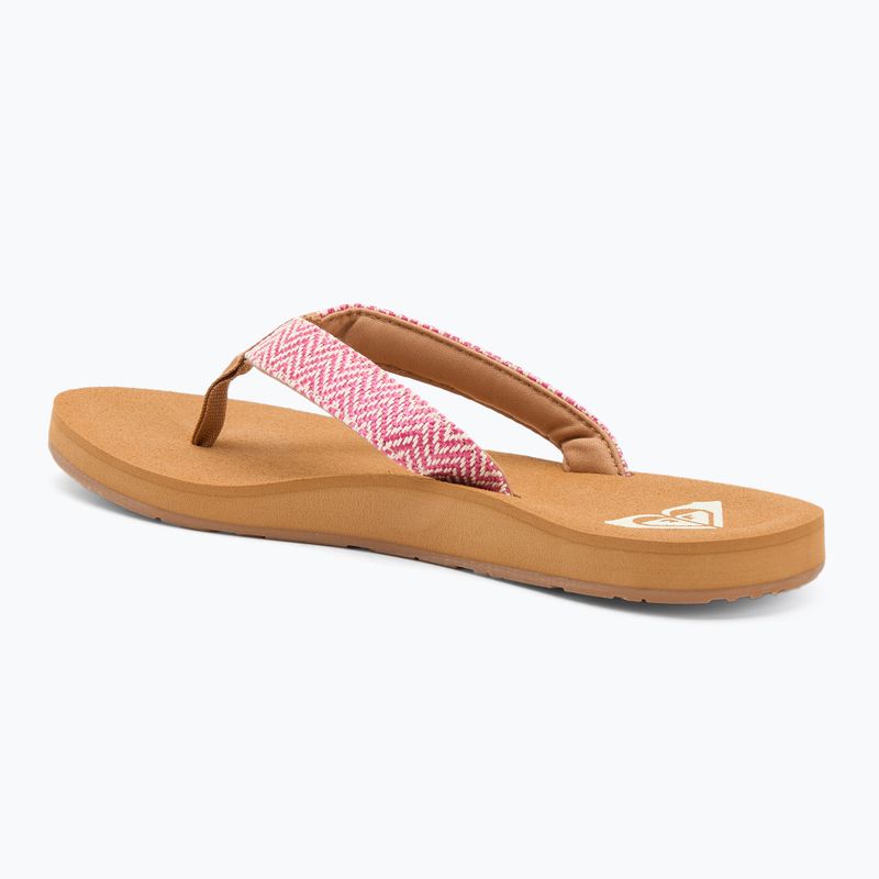 ROXY Porto Raffia II Himbeere Damen Flip Flops 3