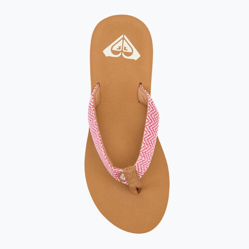 ROXY Porto Raffia II Himbeere Damen Flip Flops 5