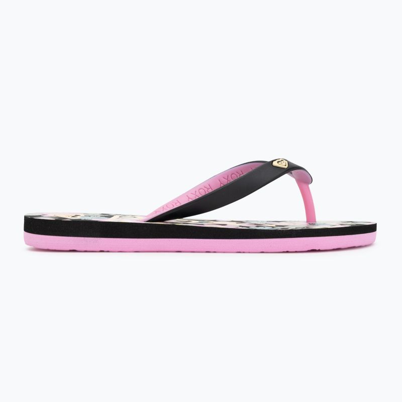 ROXY Tahiti VII Kinder-Flip-Flops schwarz/rosa Schablone 2