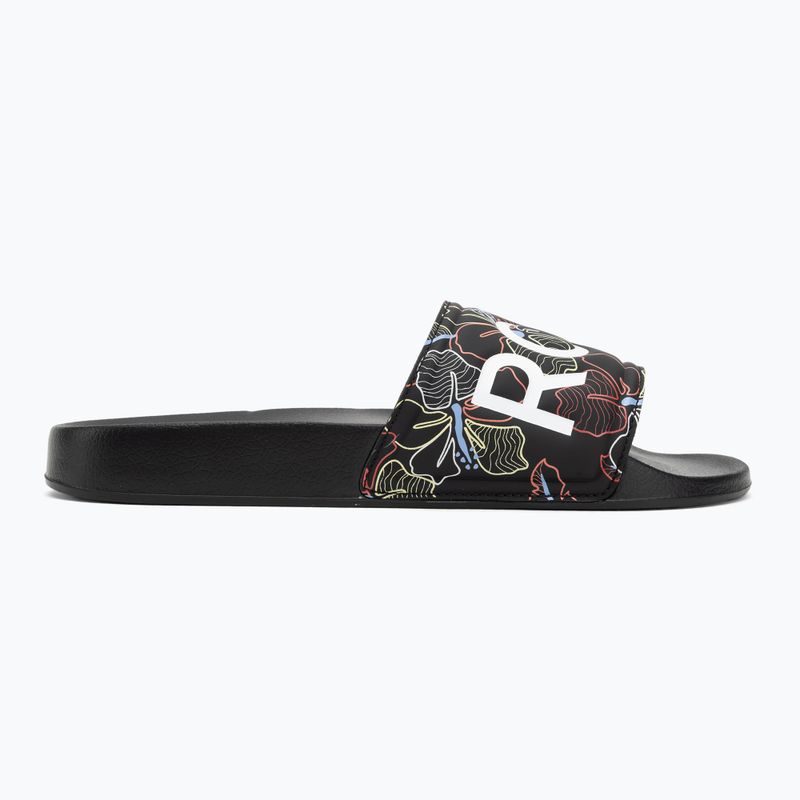 Damen Flip-Flops ROXY Slippy II schwarz multi camo 2