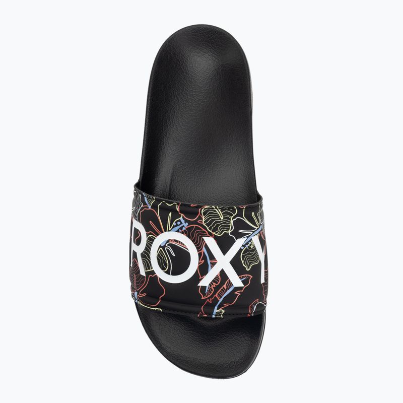 Damen Flip-Flops ROXY Slippy II schwarz multi camo 5