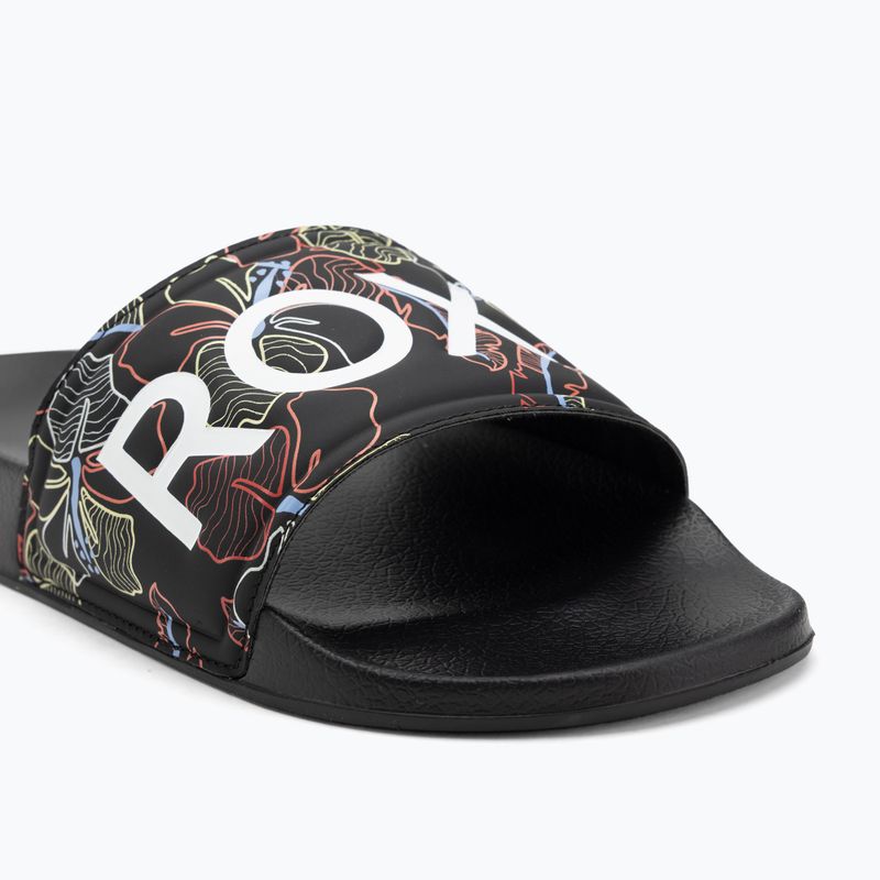 Damen Flip-Flops ROXY Slippy II schwarz multi camo 7