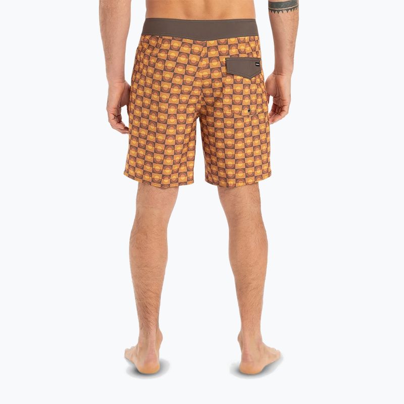 Herren Quiksilver Surfsilk Straight Leg 18" florever swim shorts bran 4