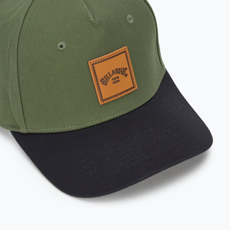 Herren Billabong Stacked Snapback Militär Baseballkappe 3