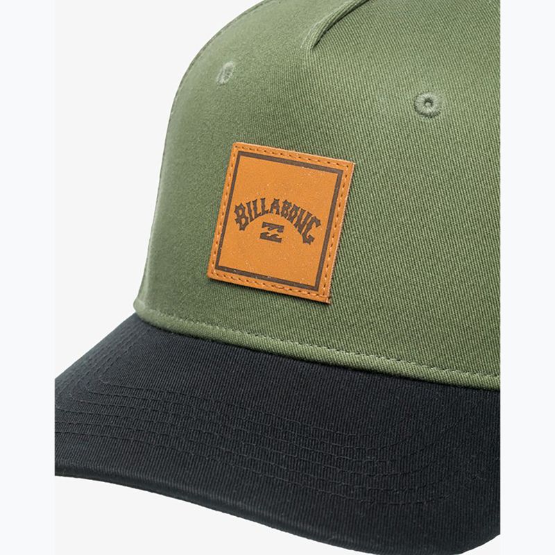 Herren Billabong Stacked Snapback Militär Baseballkappe 4