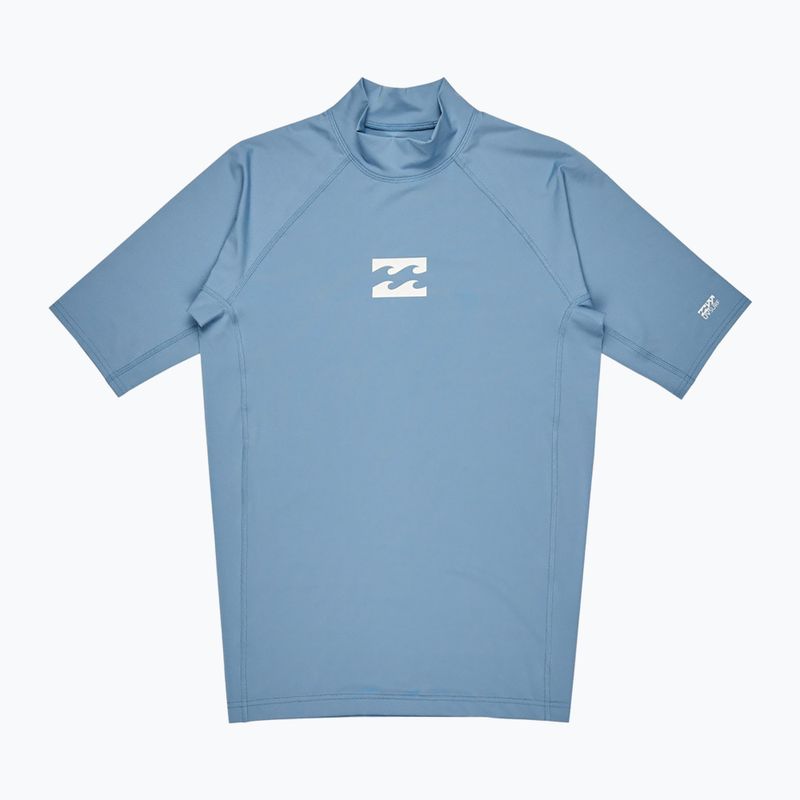 Herren Billabong Waves All Day himmelblaues Schwimmshirt 5