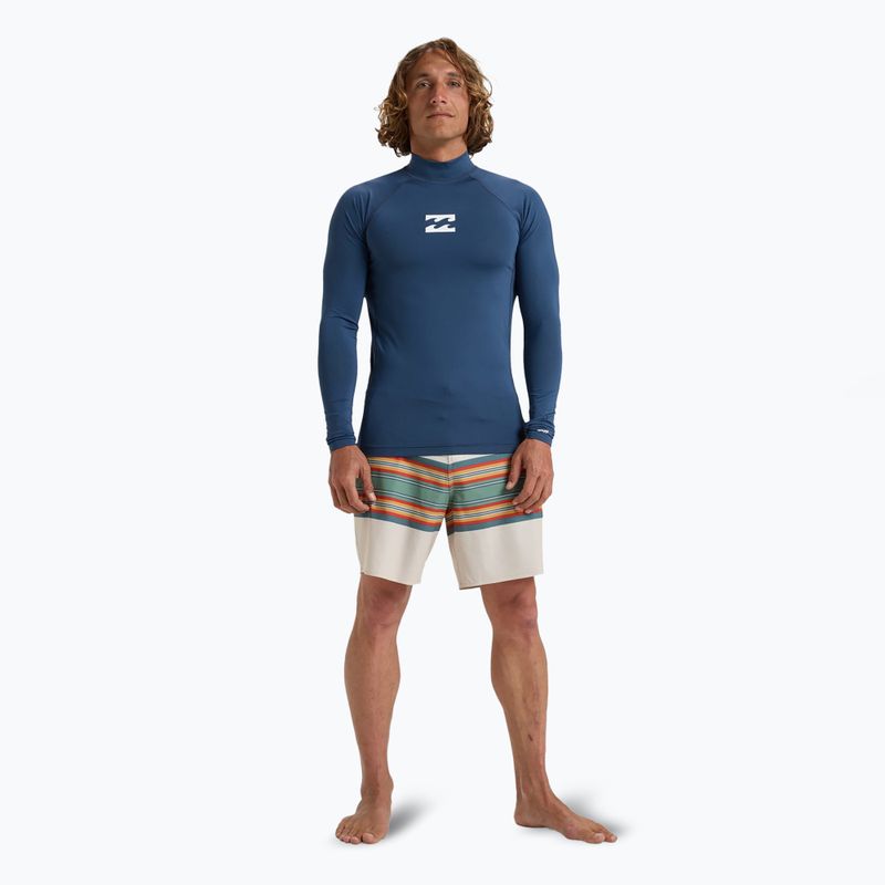 Herren Billabong Waves All Day Mitternacht schwimmen Longsleeve 2