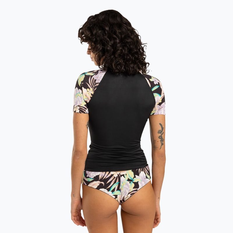 Damen-Badeshirt Billabong Surf Capsule schwarz multi 2