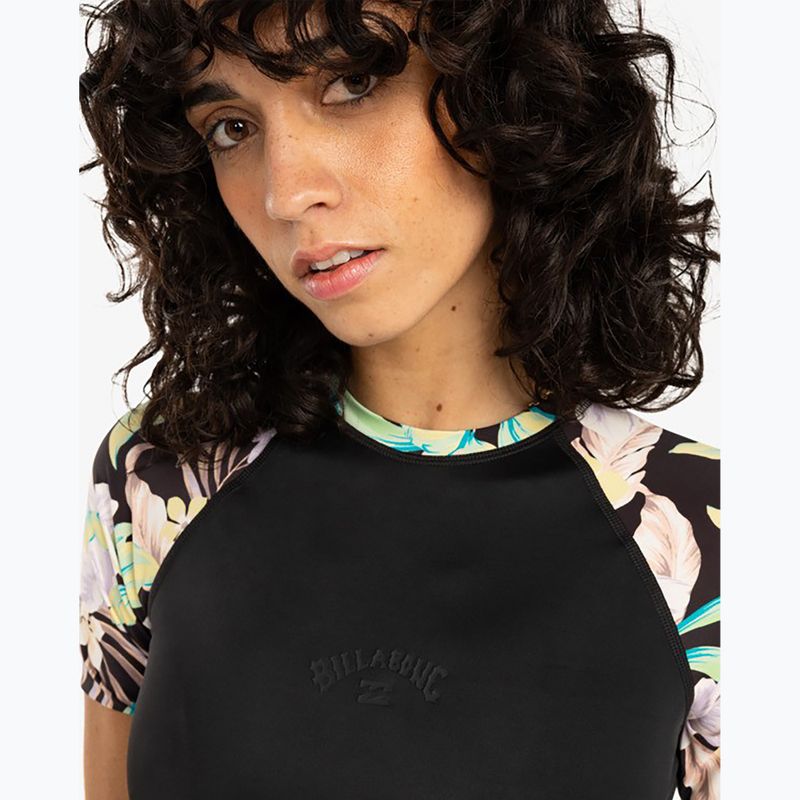 Damen-Badeshirt Billabong Surf Capsule schwarz multi 4