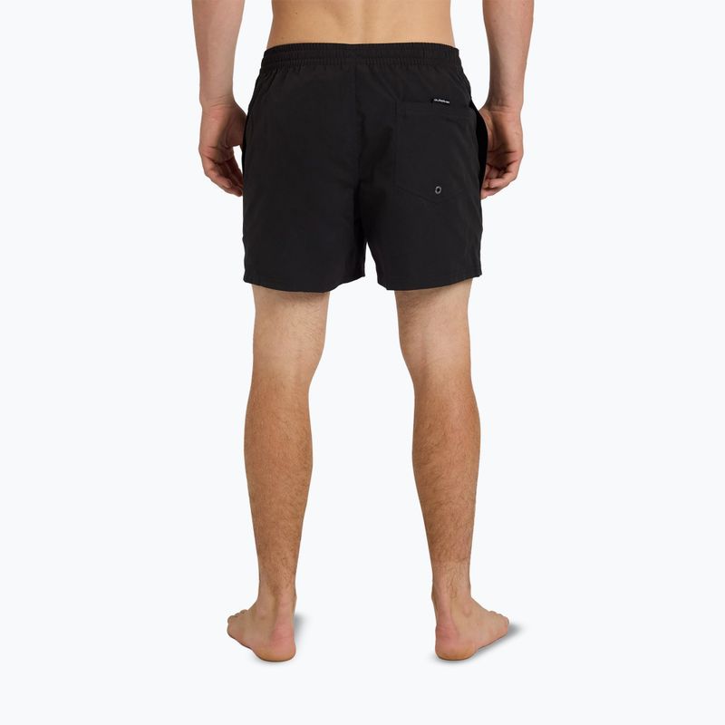Herren Badeshorts Quiksilver Everyday Solid Volley 15" black 5