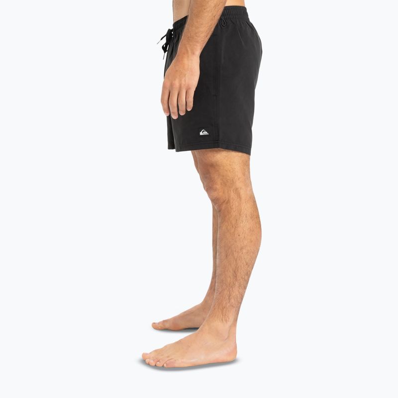 Herren Badeshorts Quiksilver Everyday Solid Volley 15" black 7