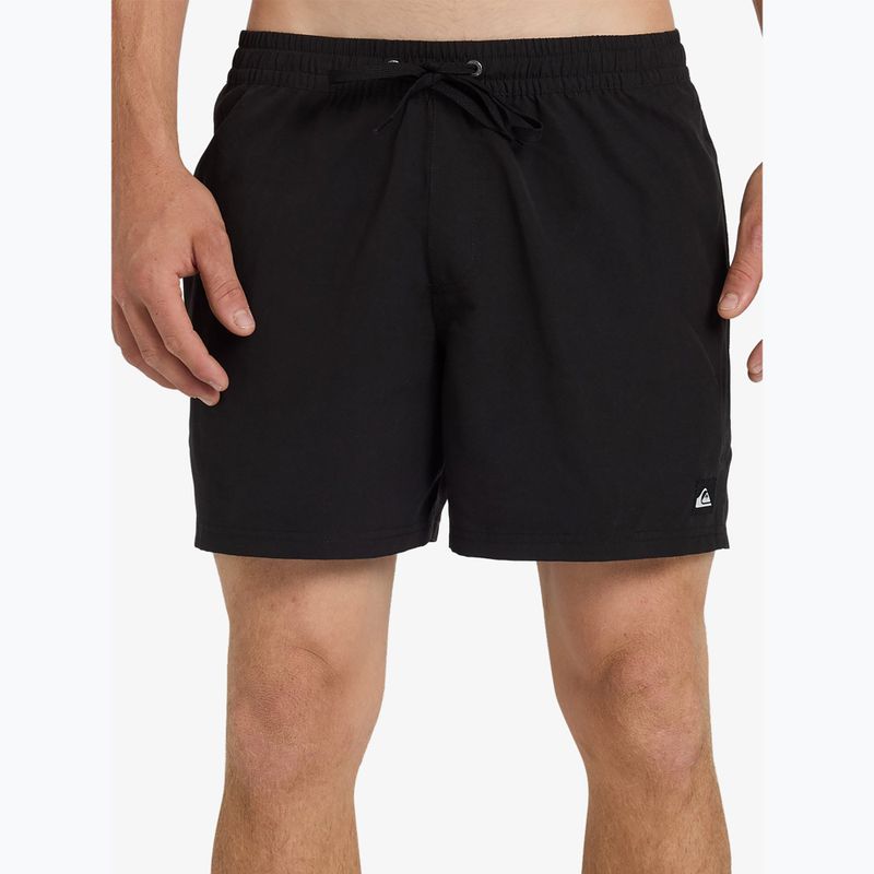 Herren Badeshorts Quiksilver Everyday Solid Volley 15" black 8