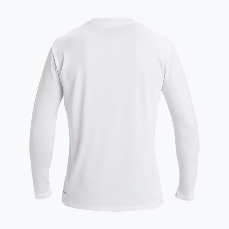 Herren Rashguard Quiksilver DNA Bubble Logo white 2