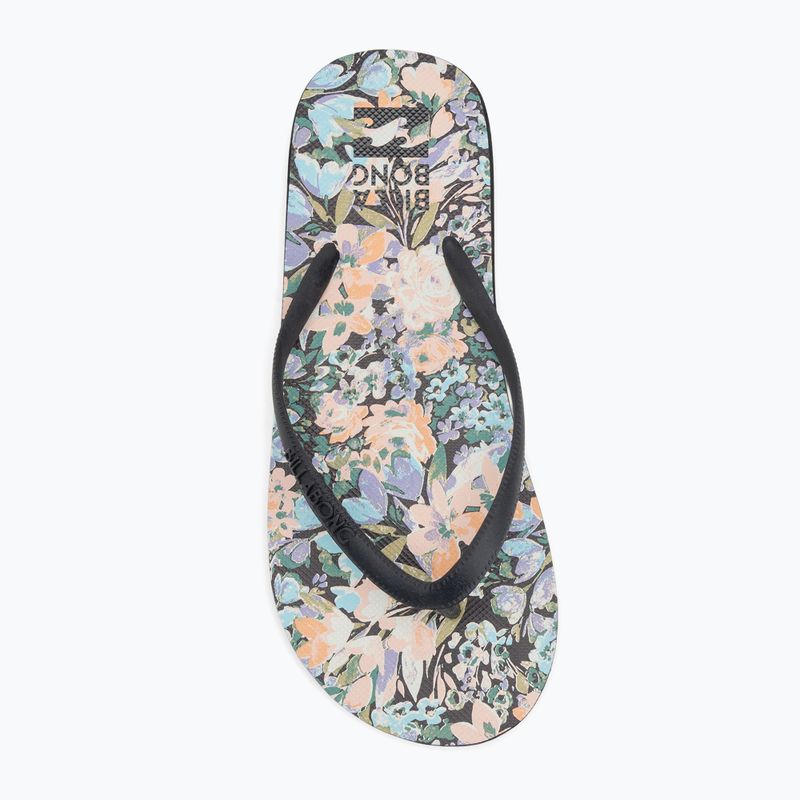 Damen Billabong Dama Flip Flops schwarz multi 5