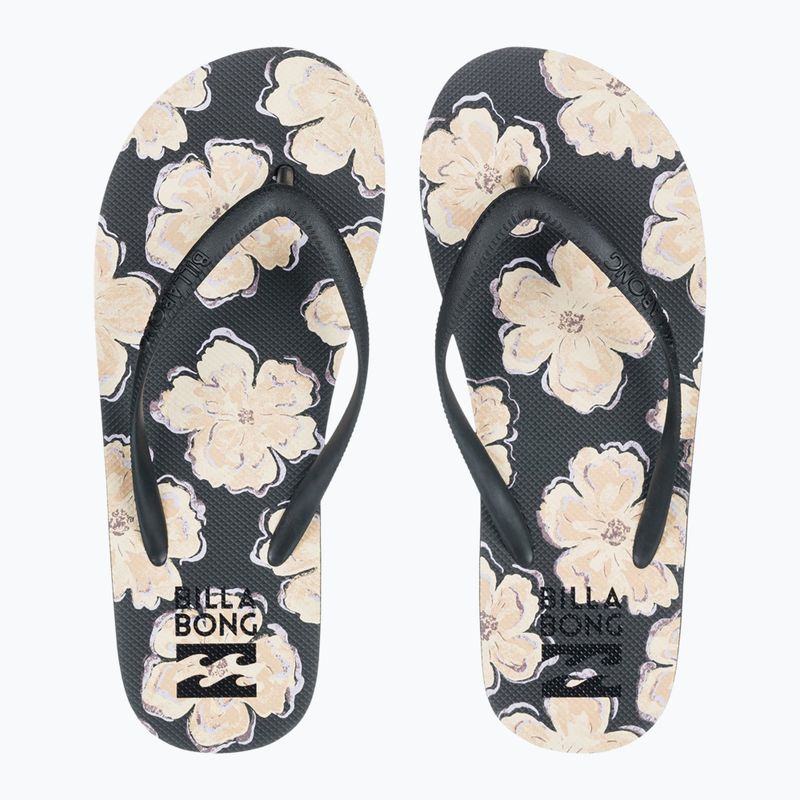 Billabong Dama Damen Flip Flops aus schwarzem Kieselstein 3