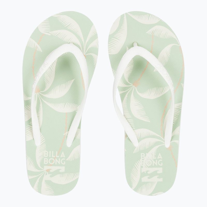 Billabong Dama pistazienfarbene Flip Flops für Frauen 3