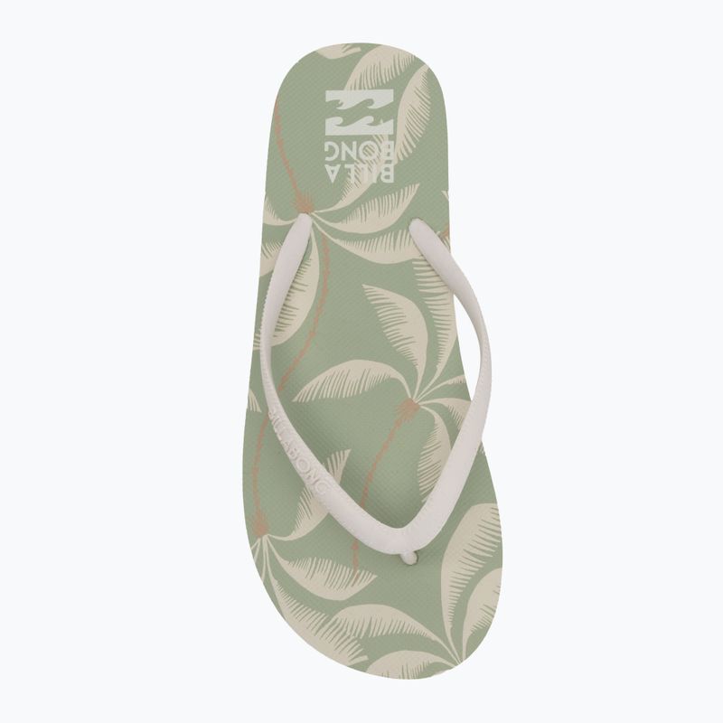 Billabong Dama pistazienfarbene Flip Flops für Frauen 5