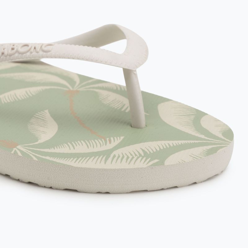 Billabong Dama pistazienfarbene Flip Flops für Frauen 7