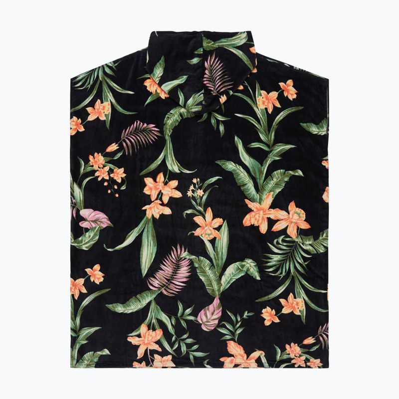 ROXY Stay Magical Bedruckter Damenponcho anthrazit Inselflucht 2