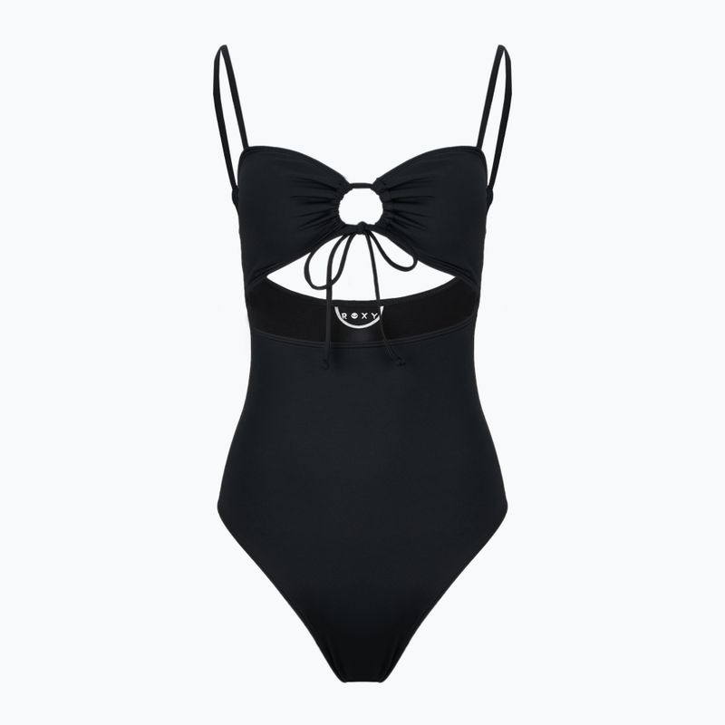 Einteiliger Damen-Badeanzug ROXY Beach Classics Fashion anthrazit
