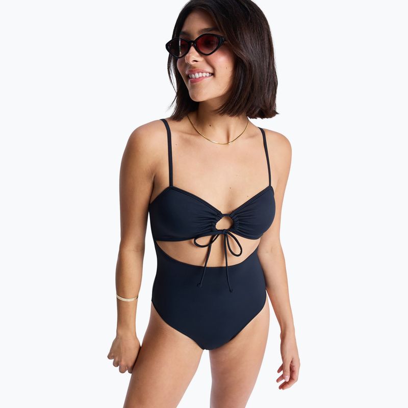 Einteiliger Damen-Badeanzug ROXY Beach Classics Fashion anthrazit 4