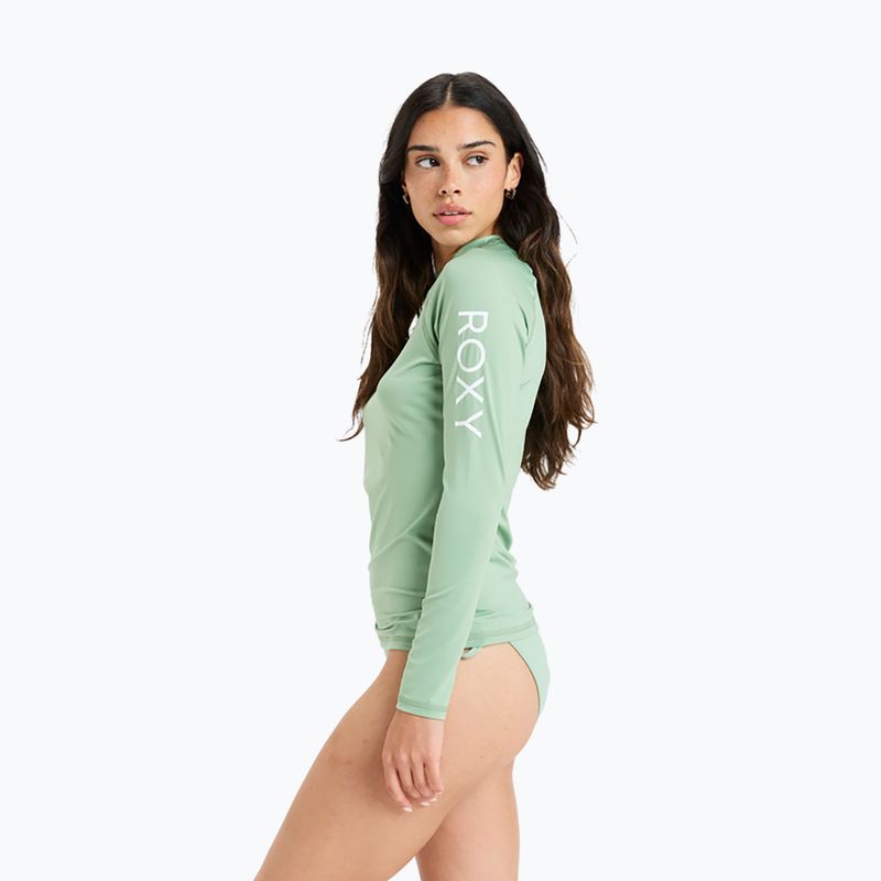 Damenschwimmen Longsleeve ROXY Whole Hearted basil 4
