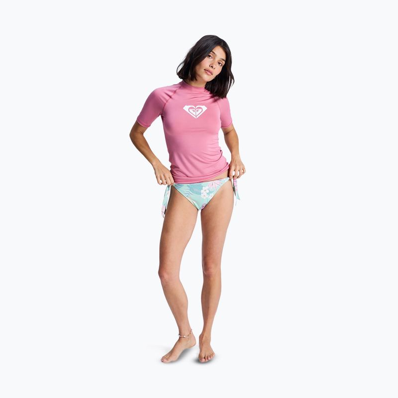 Damen Schwimm-T-Shirt ROXY Whole Hearted heather rose 2