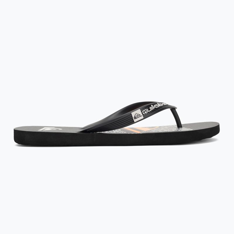 Herren Quiksilver Java Art Flip Flops schwarz 1 2