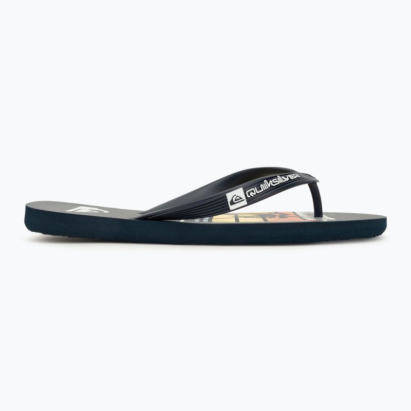 Herren Quiksilver Java Art Flip Flops blau 5 2
