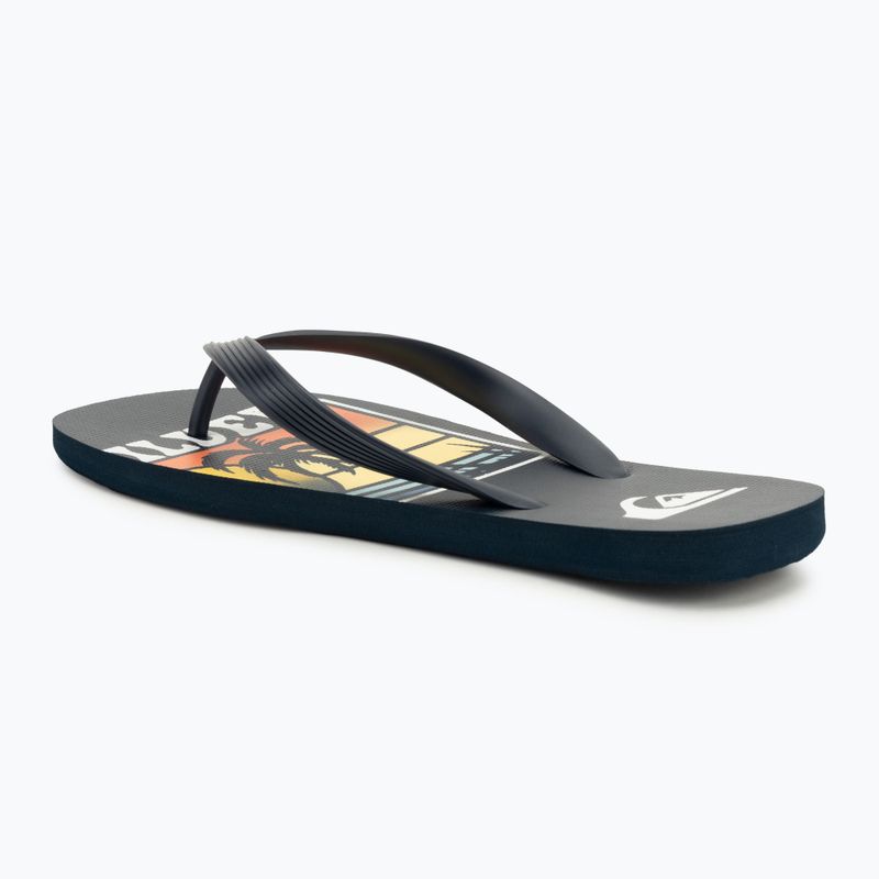 Herren Quiksilver Java Art Flip Flops blau 5 3