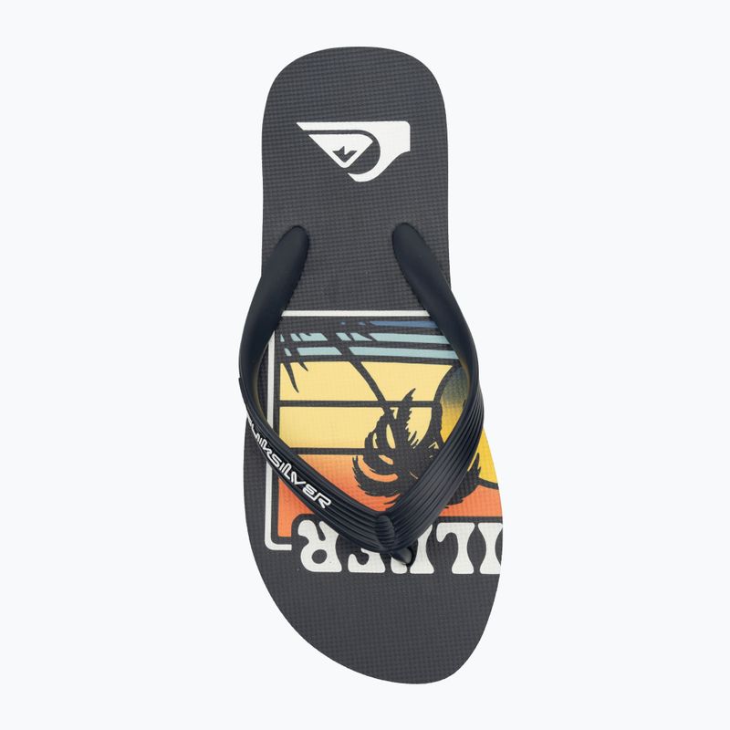 Herren Quiksilver Java Art Flip Flops blau 5 5