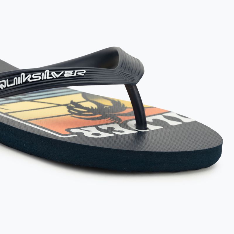 Herren Quiksilver Java Art Flip Flops blau 5 7
