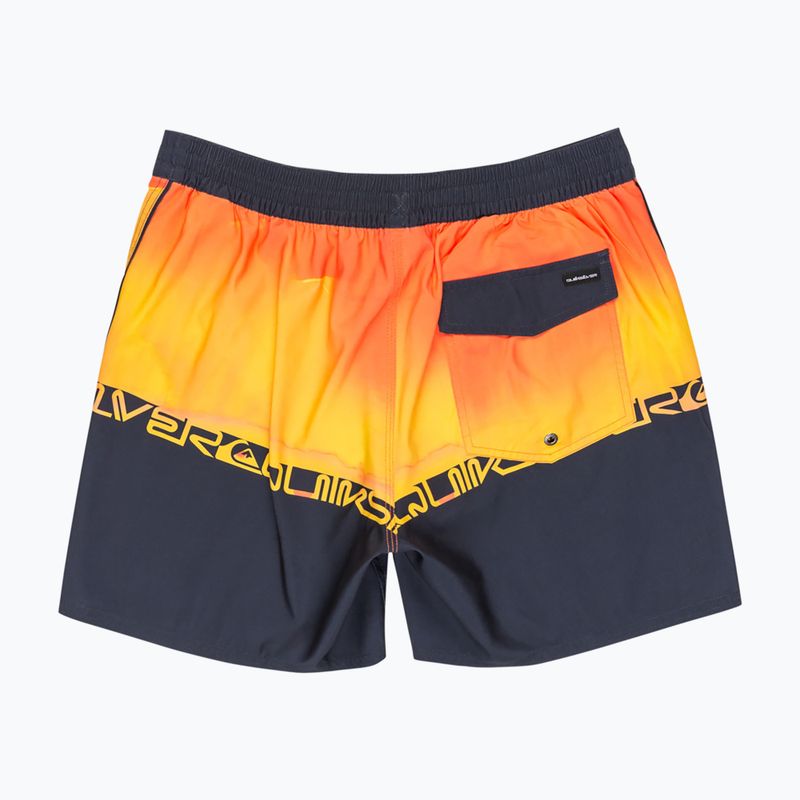 Quiksilver Männer jeden Tag die Hälfte Jam 16" feurigen Koralle Wortblock schwimmen Shorts 2