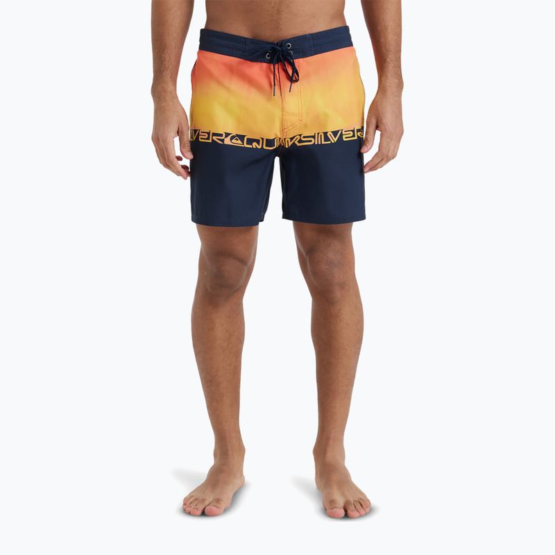 Quiksilver Männer jeden Tag die Hälfte Jam 16" feurigen Koralle Wortblock schwimmen Shorts 3