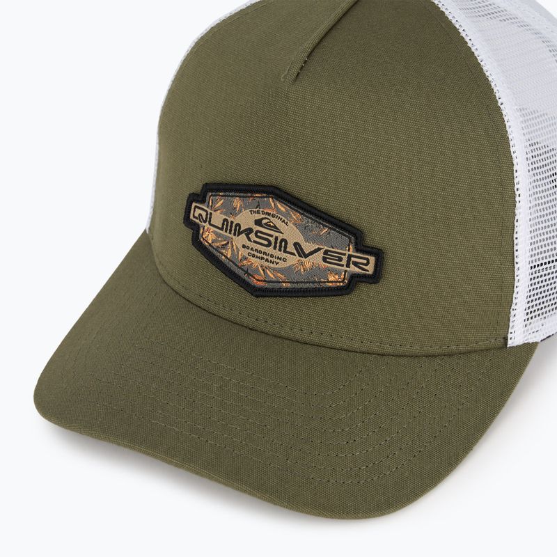 Herren Quiksilver Riding Around Trucker Traubenblatt Baseballkappe 3