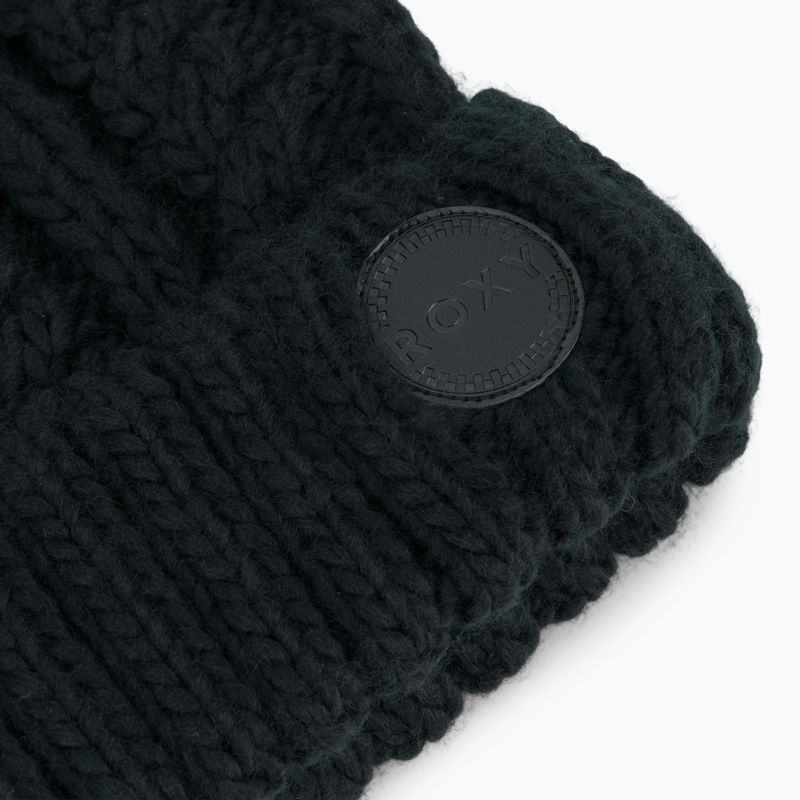 Damen-Wintermütze ROXY Tram Beanie true black 3