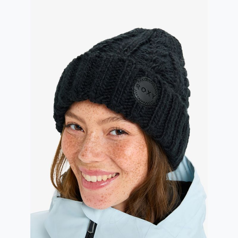 Damen-Wintermütze ROXY Tram Beanie true black 5