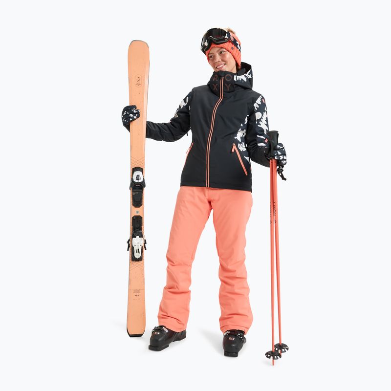 Damen Snowboardjacke ROXY Free Jet true black/big flower 2