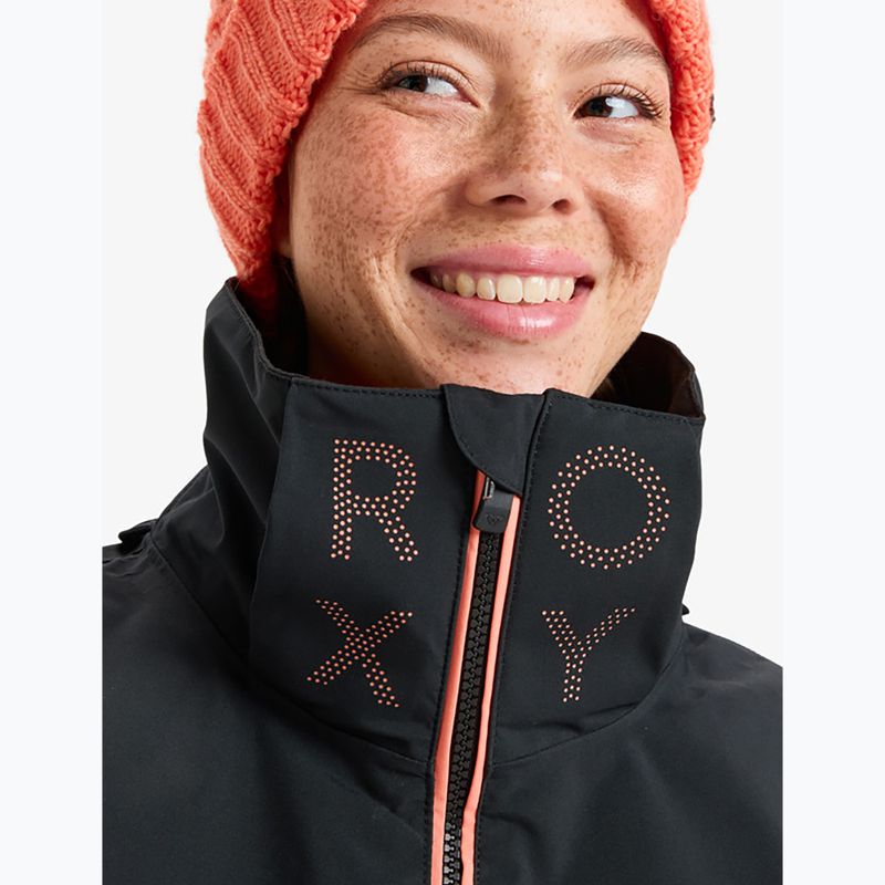 Damen Snowboardjacke ROXY Free Jet true black/big flower 11