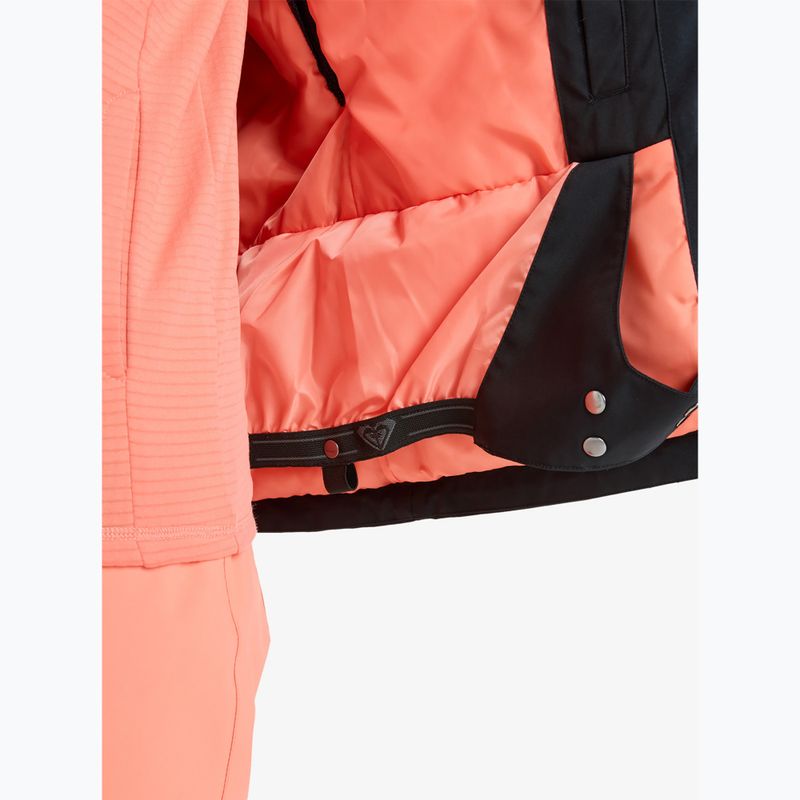 Damen Snowboardjacke ROXY Free Jet true black/big flower 14