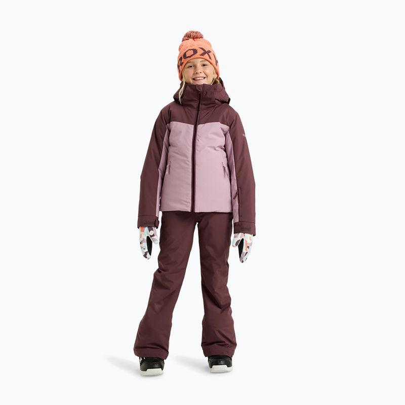 Kinder-Snowboardjacke ROXY Free Jet Block discreet mauve 4