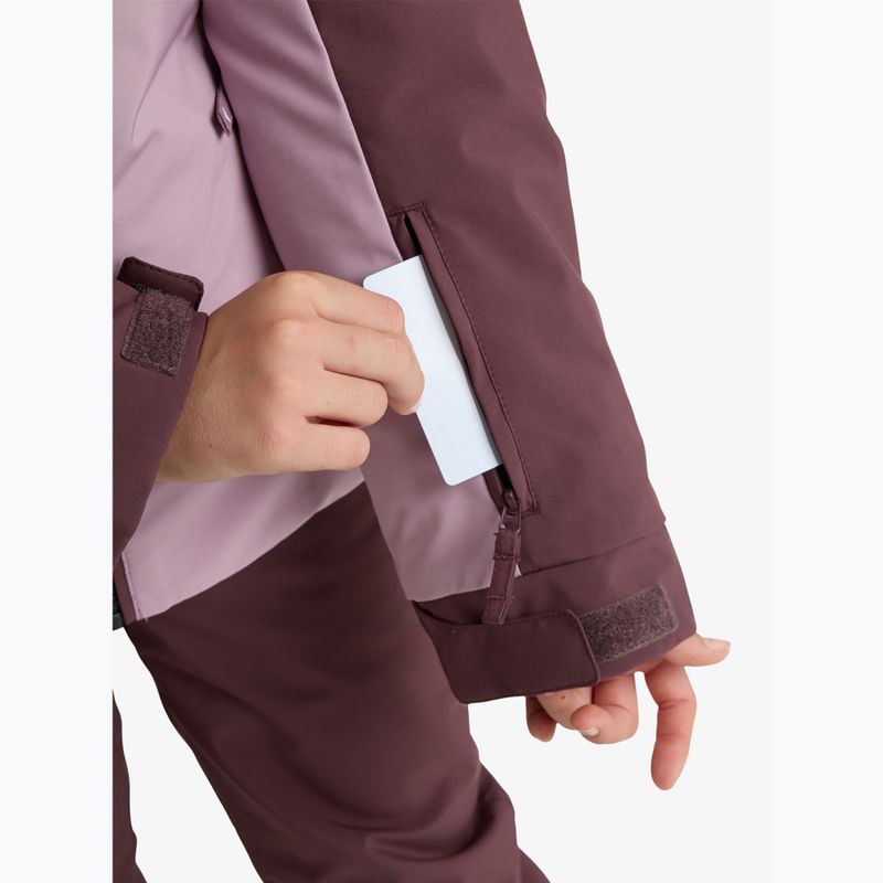 Kinder-Snowboardjacke ROXY Free Jet Block discreet mauve 8