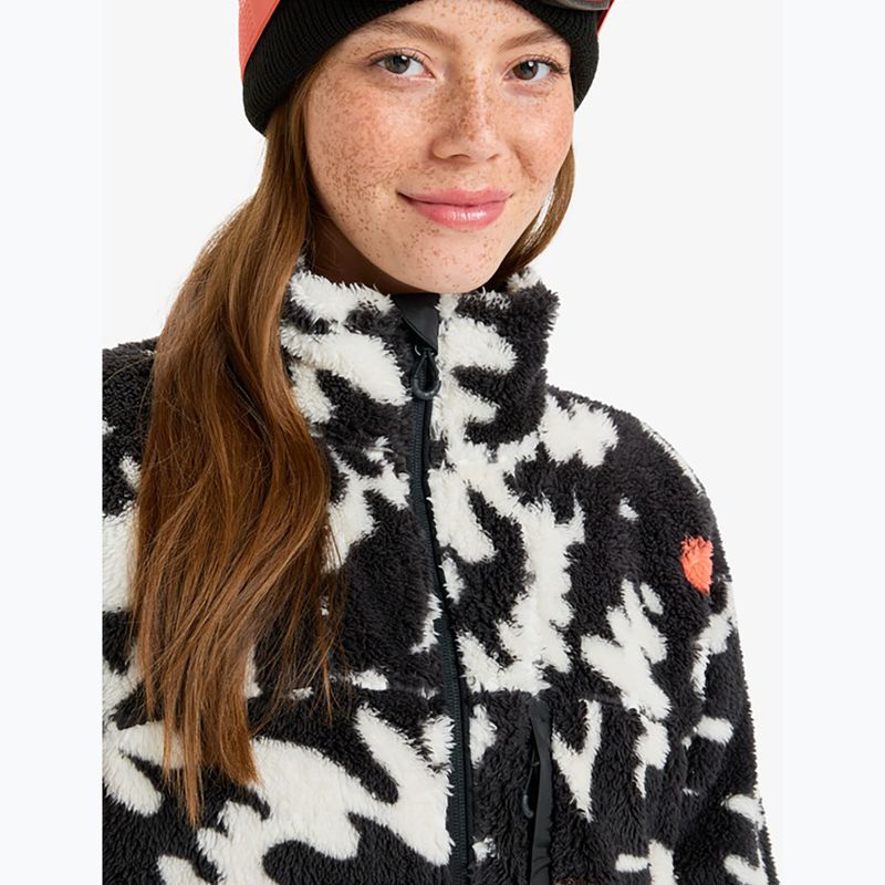 Damen-Sweatshirt ROXY Alabama true black/big flower 4